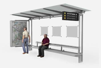 FMS Bus Station Arrival Panel