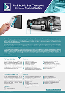 Download FMS Tech FMS Public Bus Transport System Data Sheet