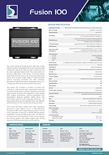 Fusion 100 Data Sheet